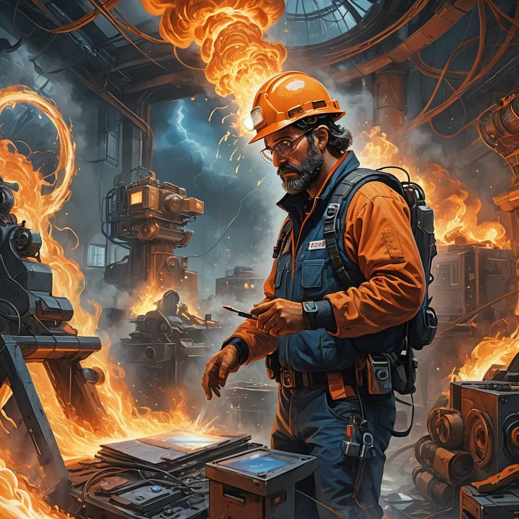 Hazardman: Calm Amidst Industrial Chaos in Retro-Futuristic ...