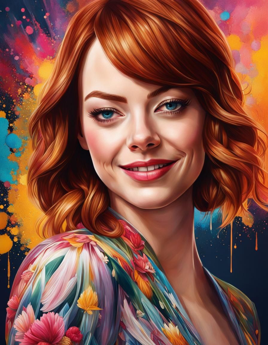 Emma Stone, actress, portrait