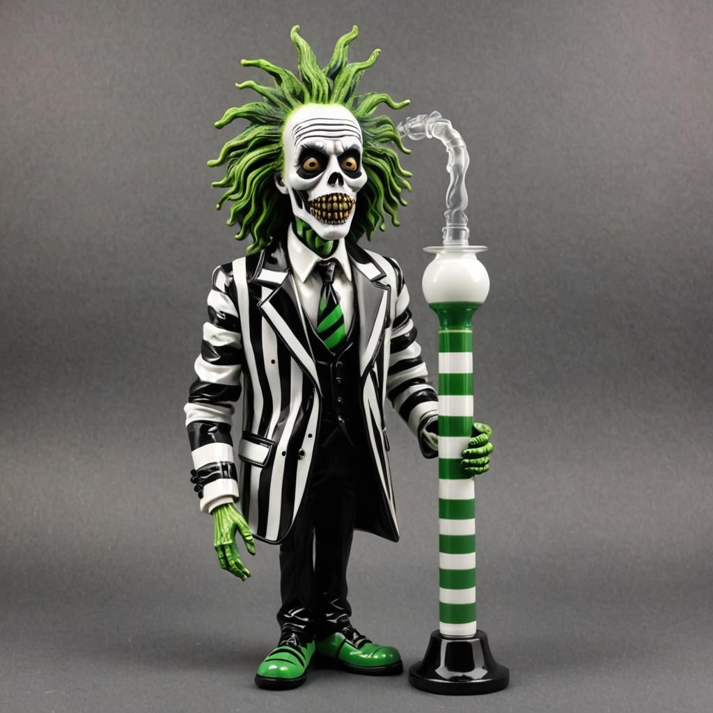 Beetlejuice Inspired Novelty Bong