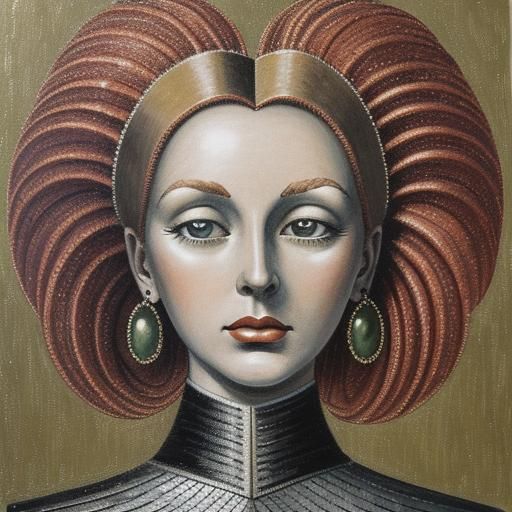 Abstract Portrait of Cléo de Mérode as Go-Go Girl