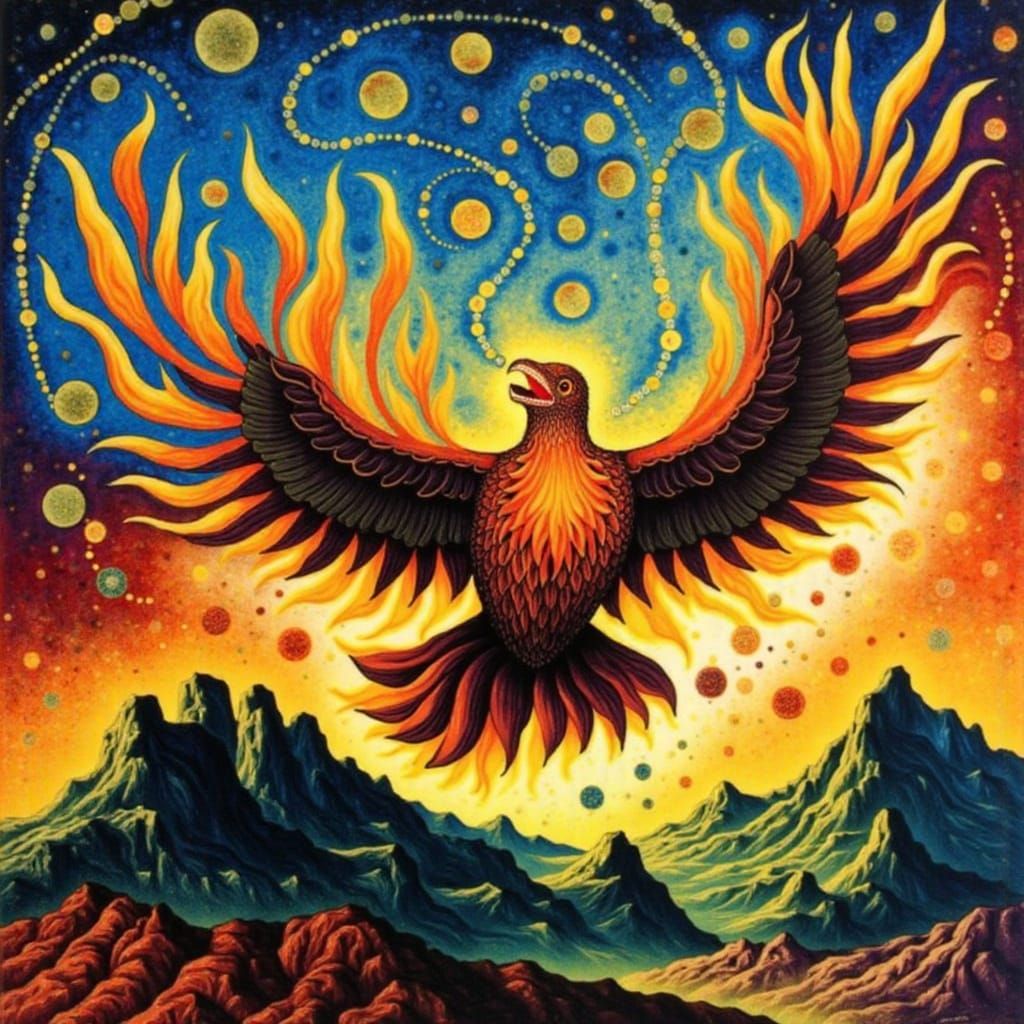 Cosmic Explosion in Vibrant Colors