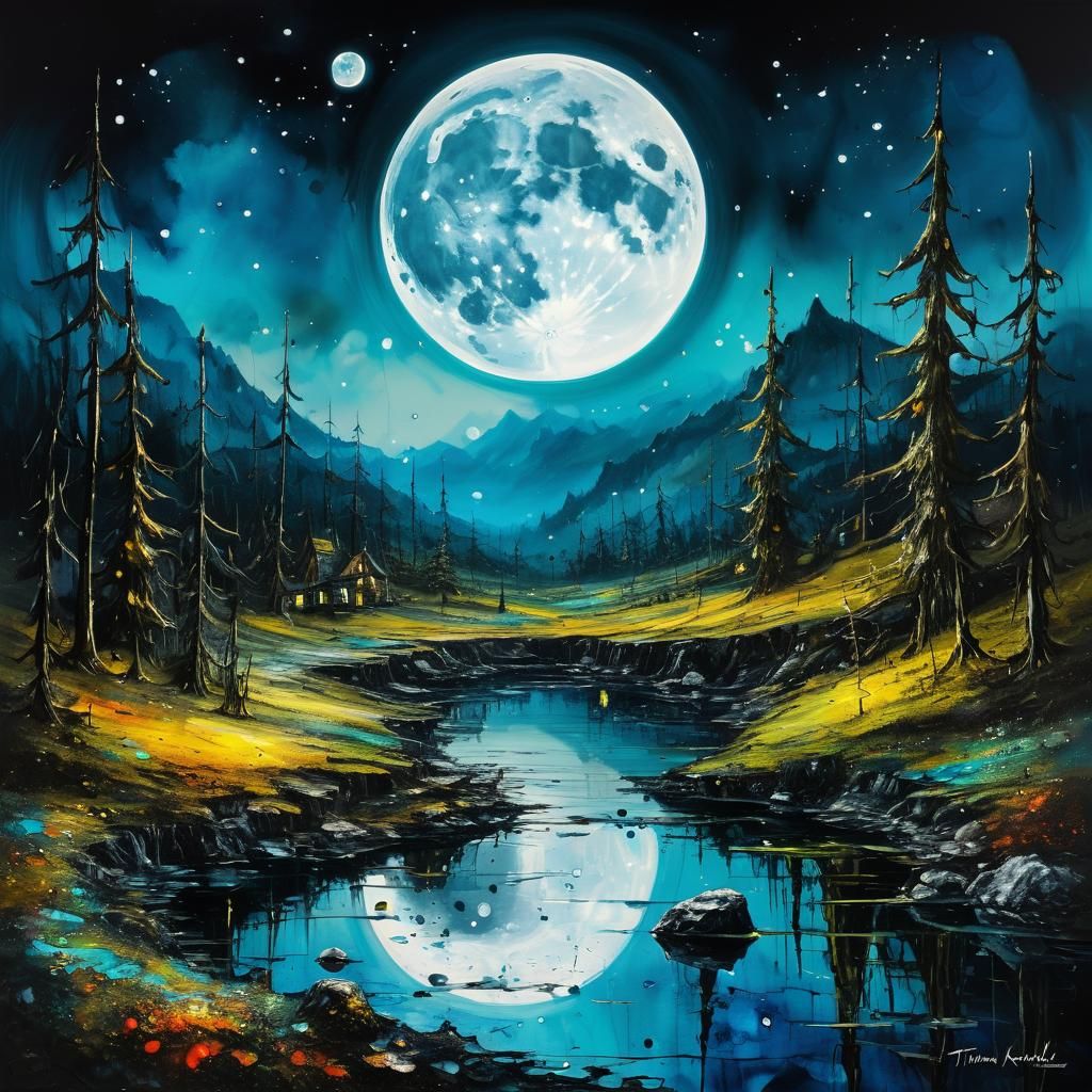 Moon Reflected in Uncanny Valley Eye