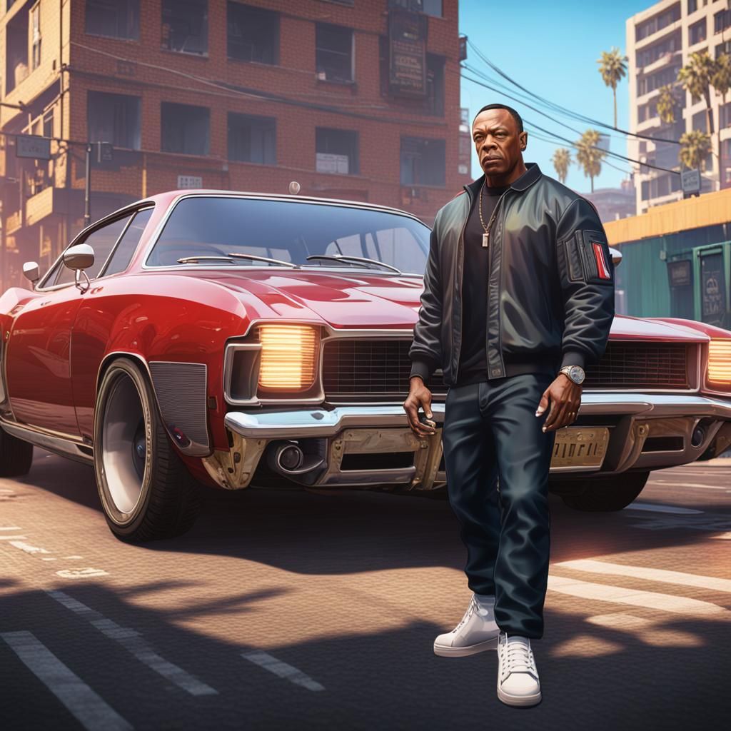 Dr. Dre in Grand Theft Auto 6 Concept Art