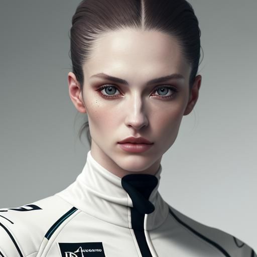 Stunning Female F1 Driver in Ferrari Outfit