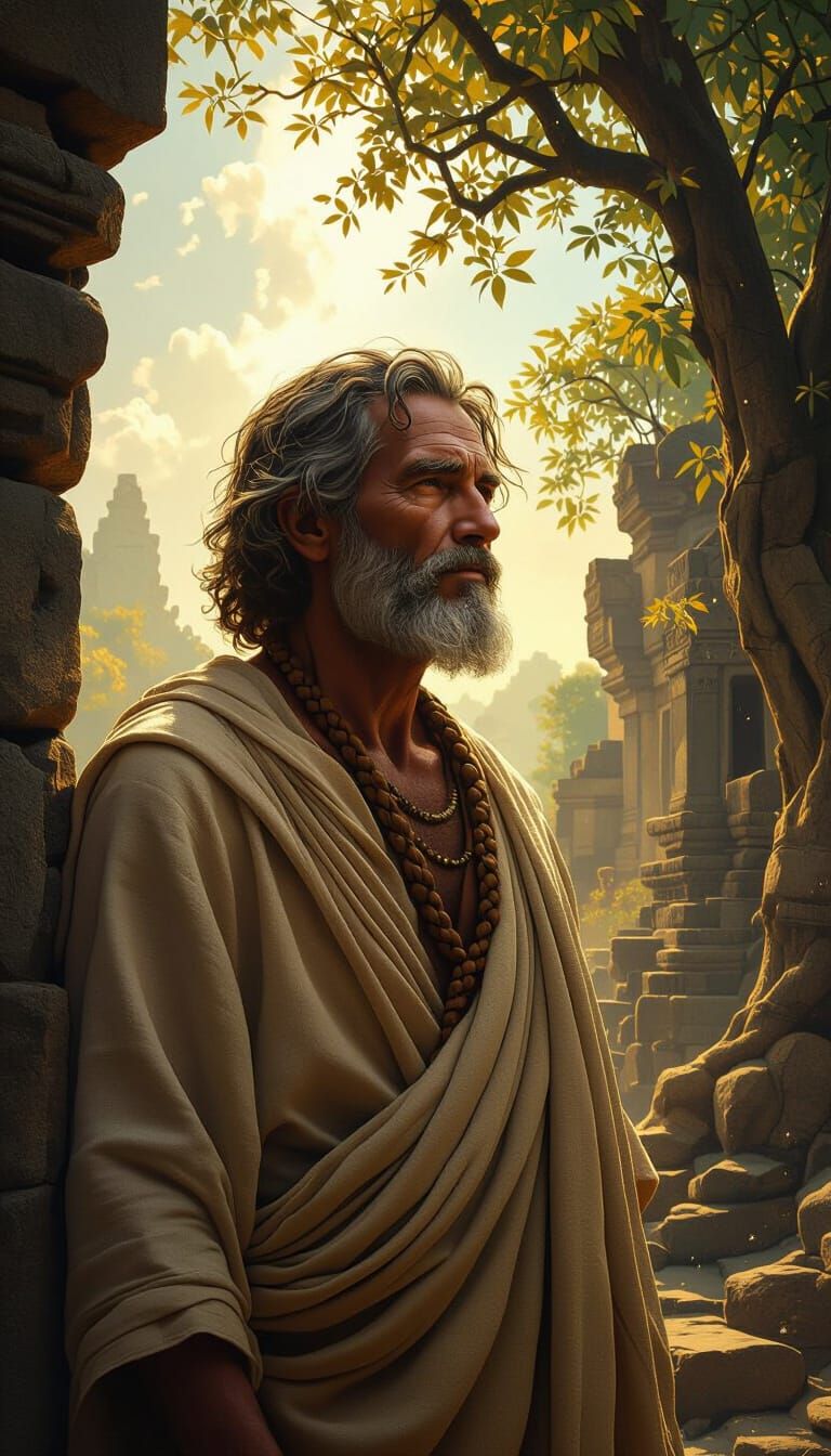 Timeless Portrait of a Man in Renaissance Style