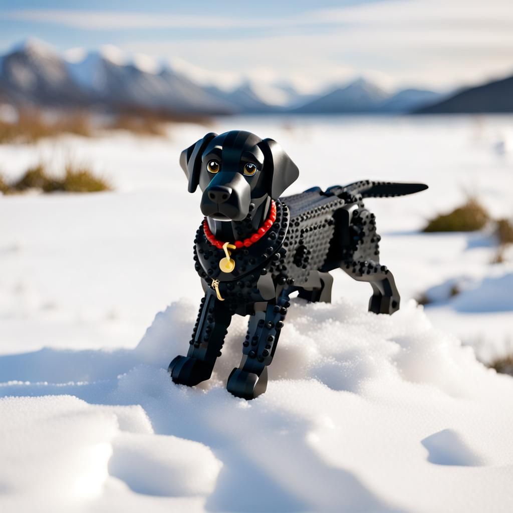 Lego Black Labrador