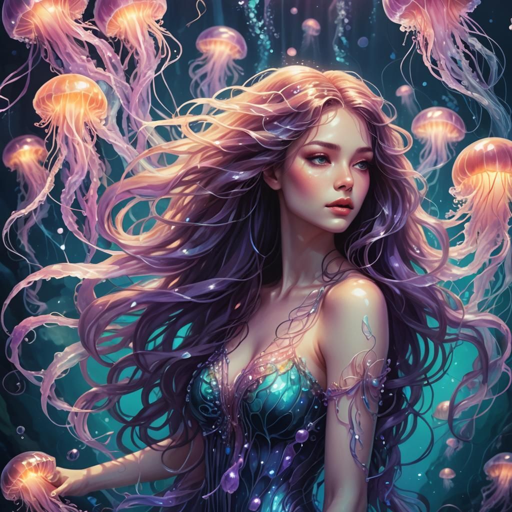 Underwater Kingdom: Magical Woman Portrait