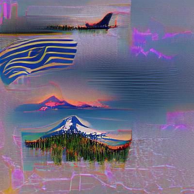 AI Interpretation of the Pacific Northwest