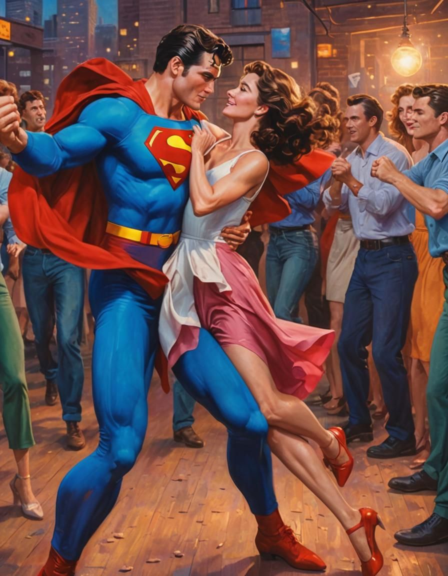 Superman and Lois Lane Recreate Dirty Dancing Scene