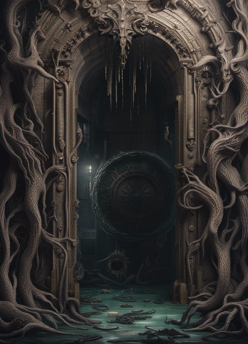 Eerie Toxic Portal to an Eldritch Reality