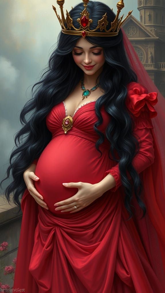 Ethereal Queen Enthralled by Magical Pregnancy in Fantasy Re...