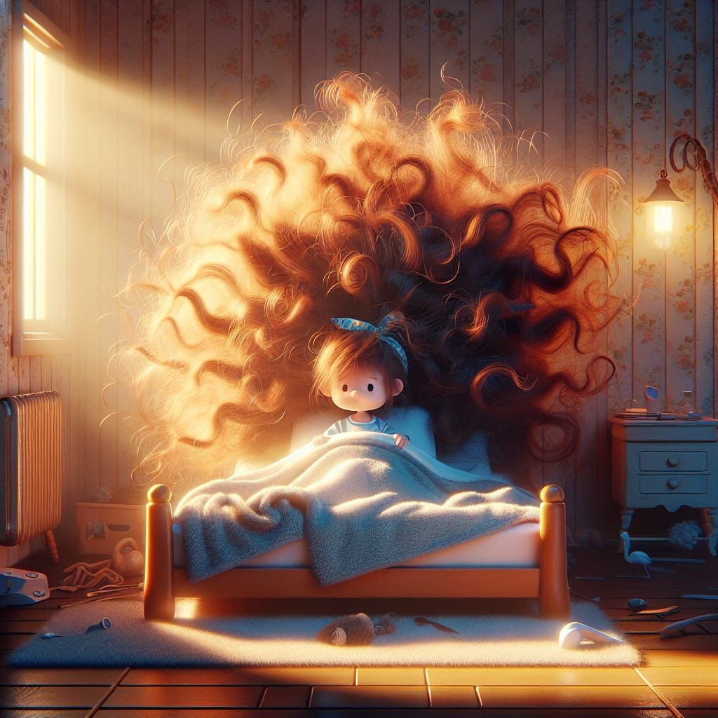 Morning Bedhead: A Child's Delightful Hair