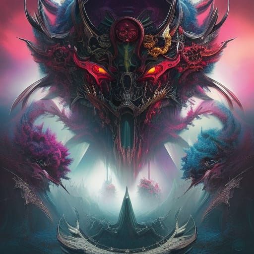 Contained Evil: A Sci-Fi Horror Art Piece