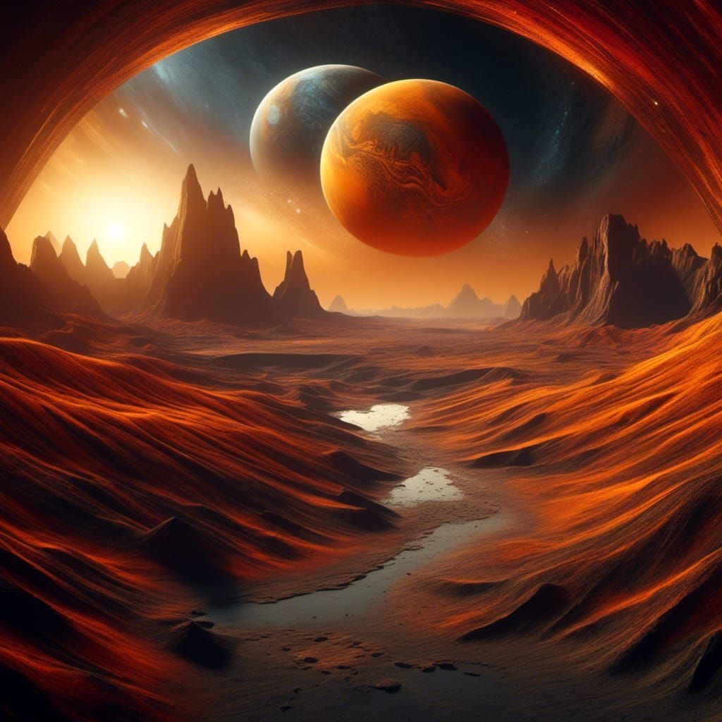 Venus' Vast Volcanic Plains, Towering Mountains, and Deep Canyons