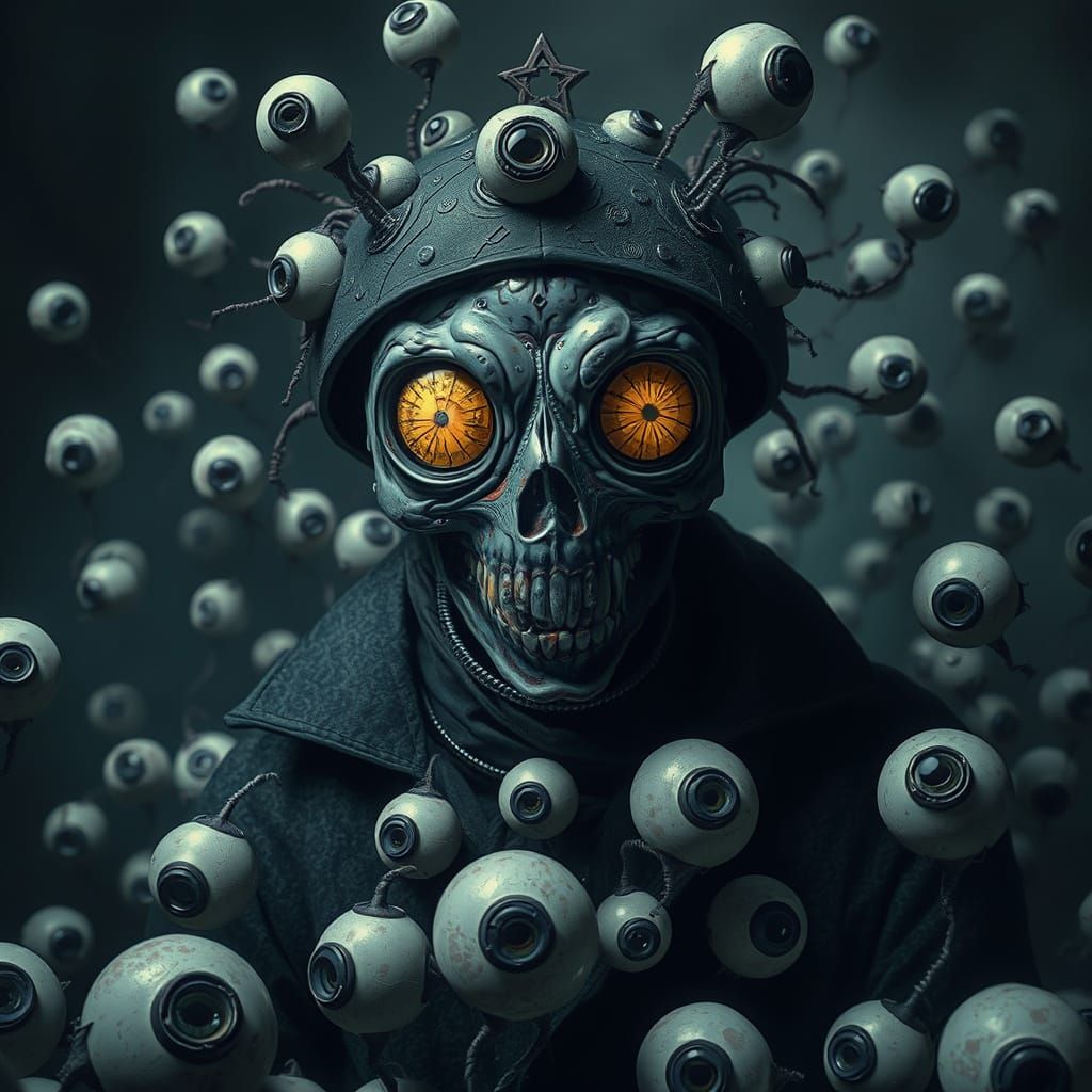 Fear of Eyes: A Biomechanical Surreal Nightmare