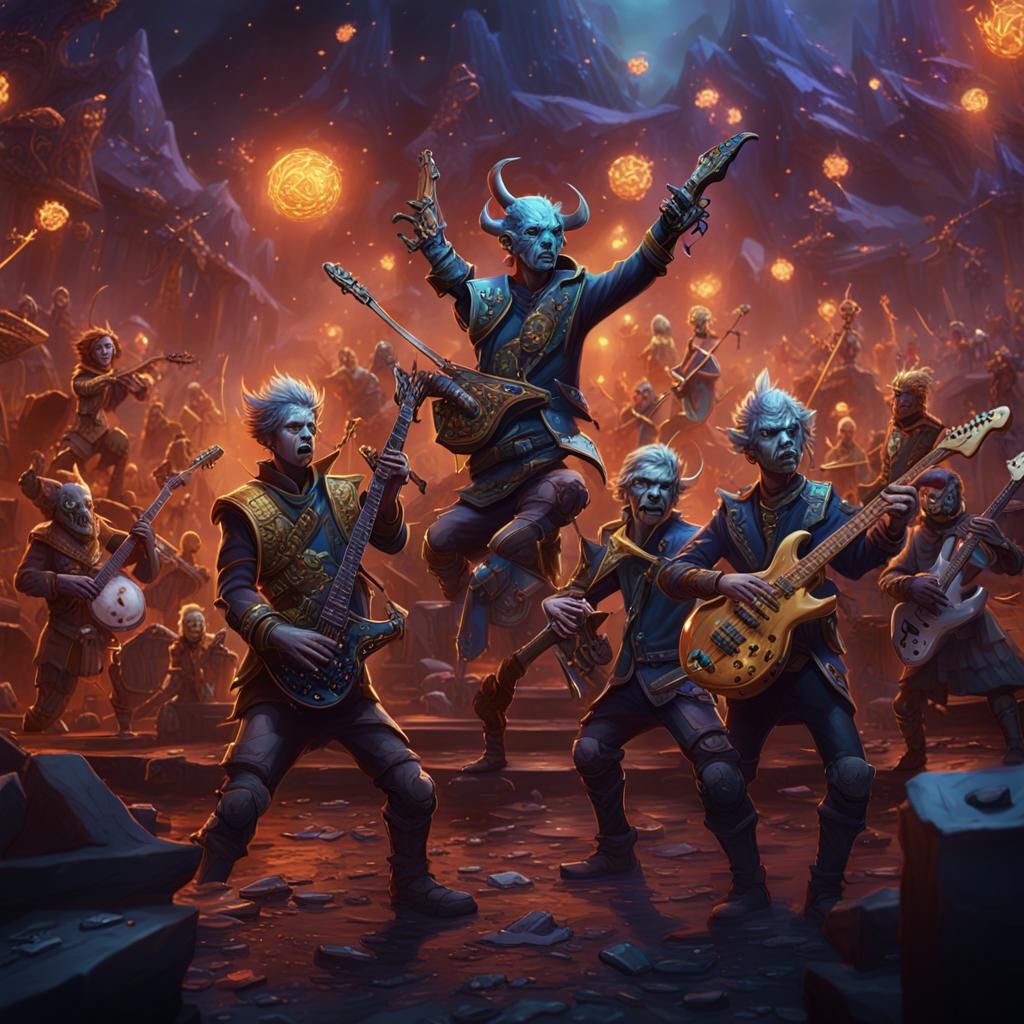 Battle of the Band Kids: Fantasy Concept Art