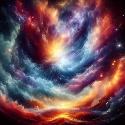 Ethereal Woman by Cosmic Ocean in Photorealistic Style