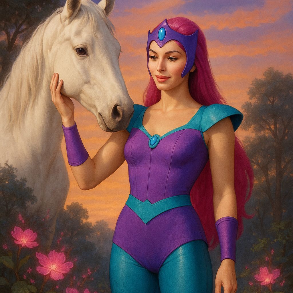 Glimmer of She-Ra in Sunset Sky