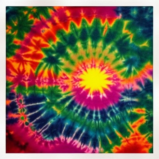 Tie Dye Sunset Image
