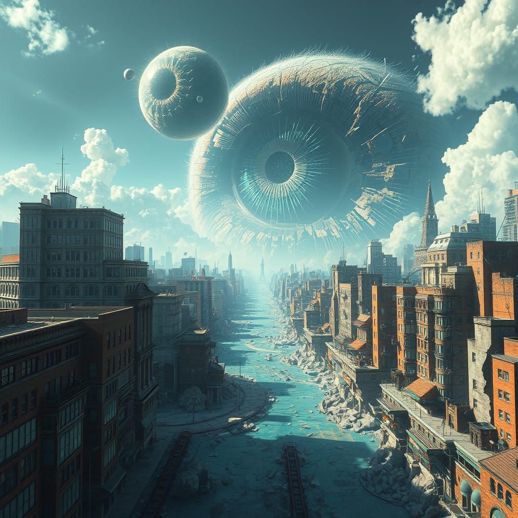 Distorted Metropolis Unravels in Timeless, Gravity-Defying C...
