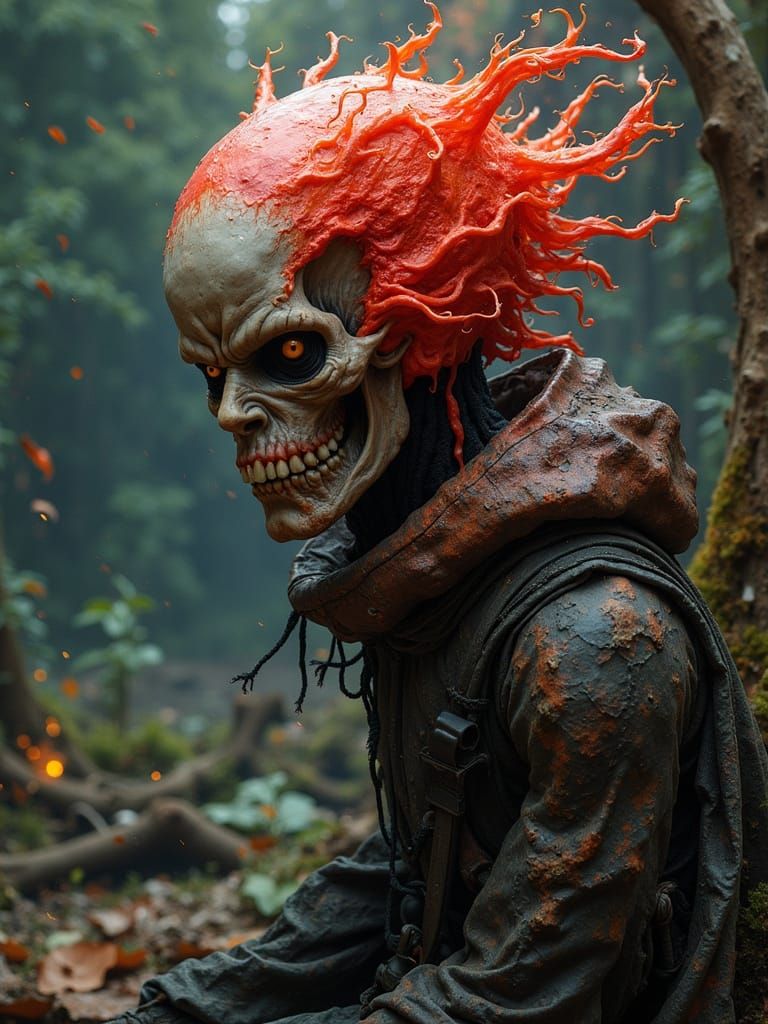 Abstract Artwork Capturing Nervous Energy