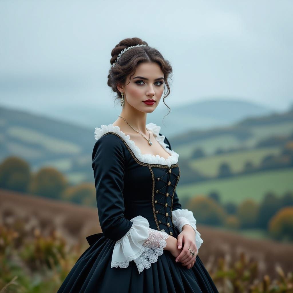 Francia in Scenic Landscape, Hyperrealistic HDR