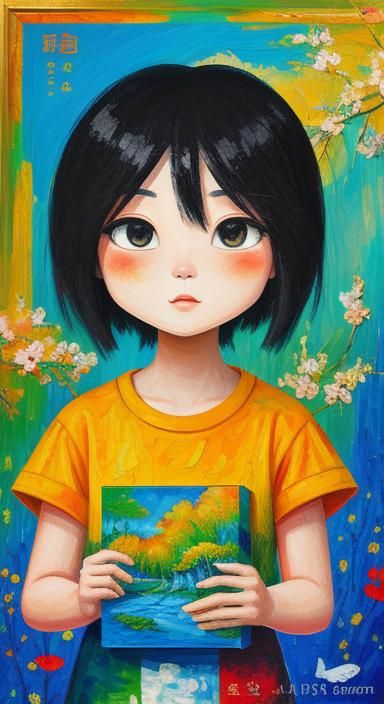 Zhuangzi Cartoon's Passion: A Neo-Impressionist Getaway