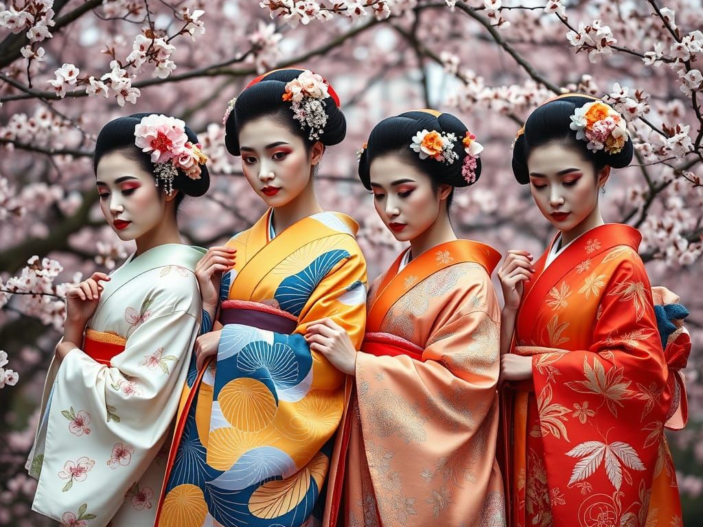 the four seasons as geisha