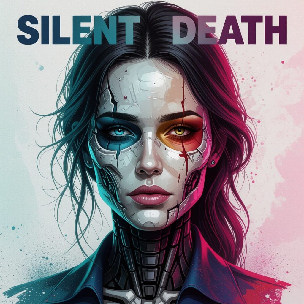 Dramatic Concept Art of a Character in Splash Art Style