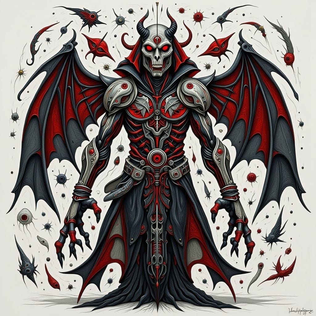 Evil Medieval Hellhound in Dark Matter