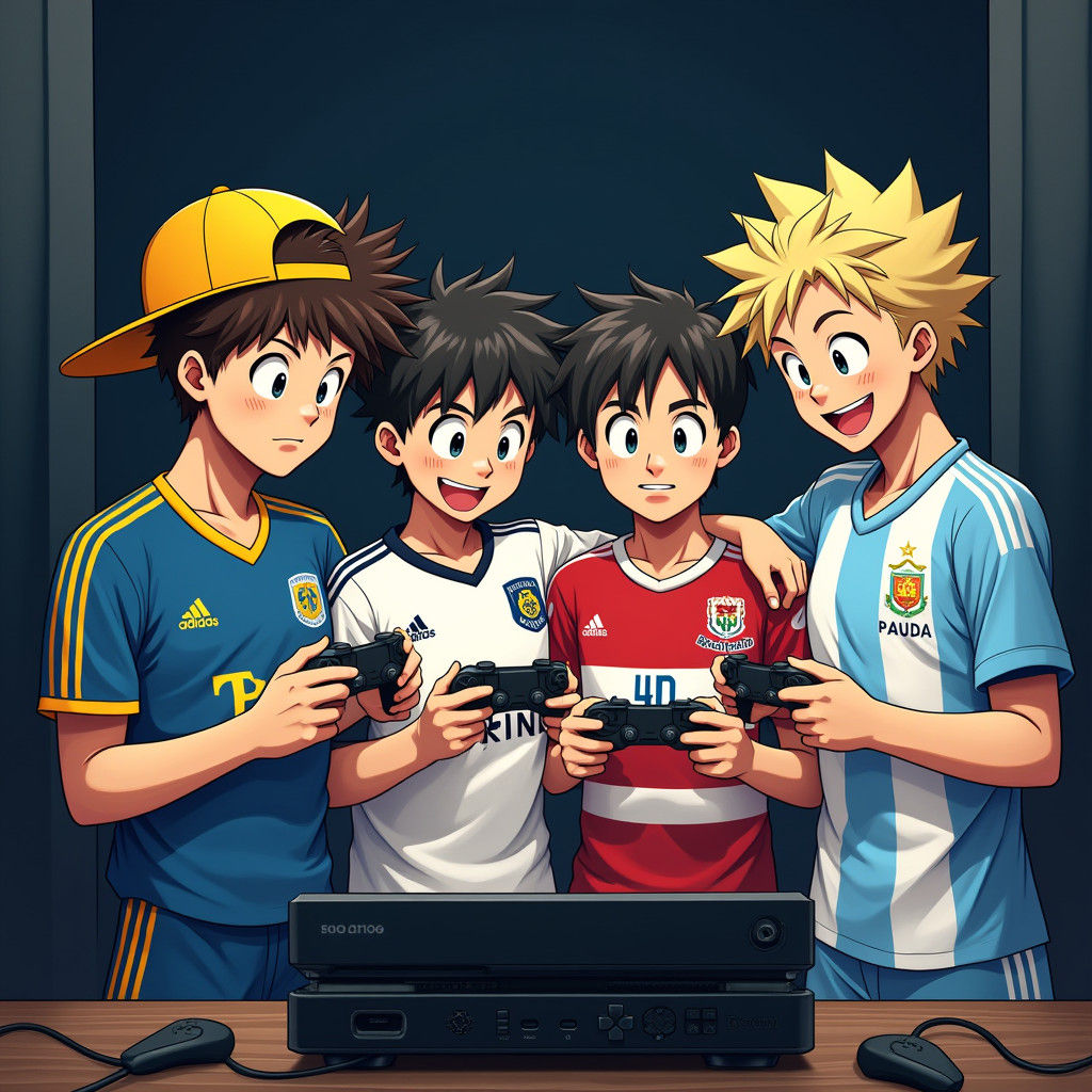 Brothers Gaming in Dragon Ball Z Anime Style