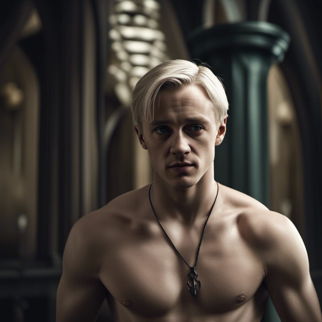 Hyperrealistic Shirtless Man in Cinematic Lighting