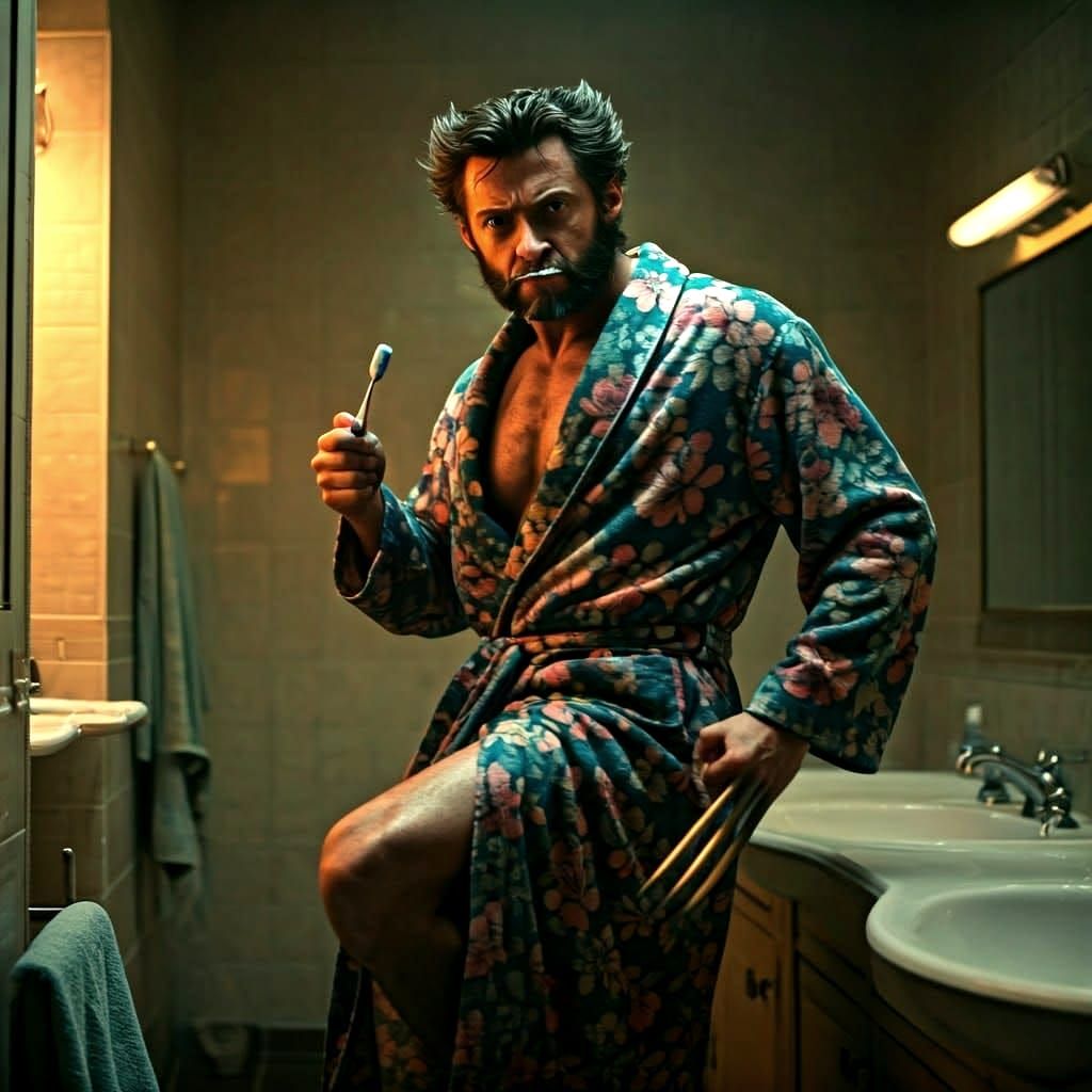 Wolverine Struts His Stuff in Disco Finery