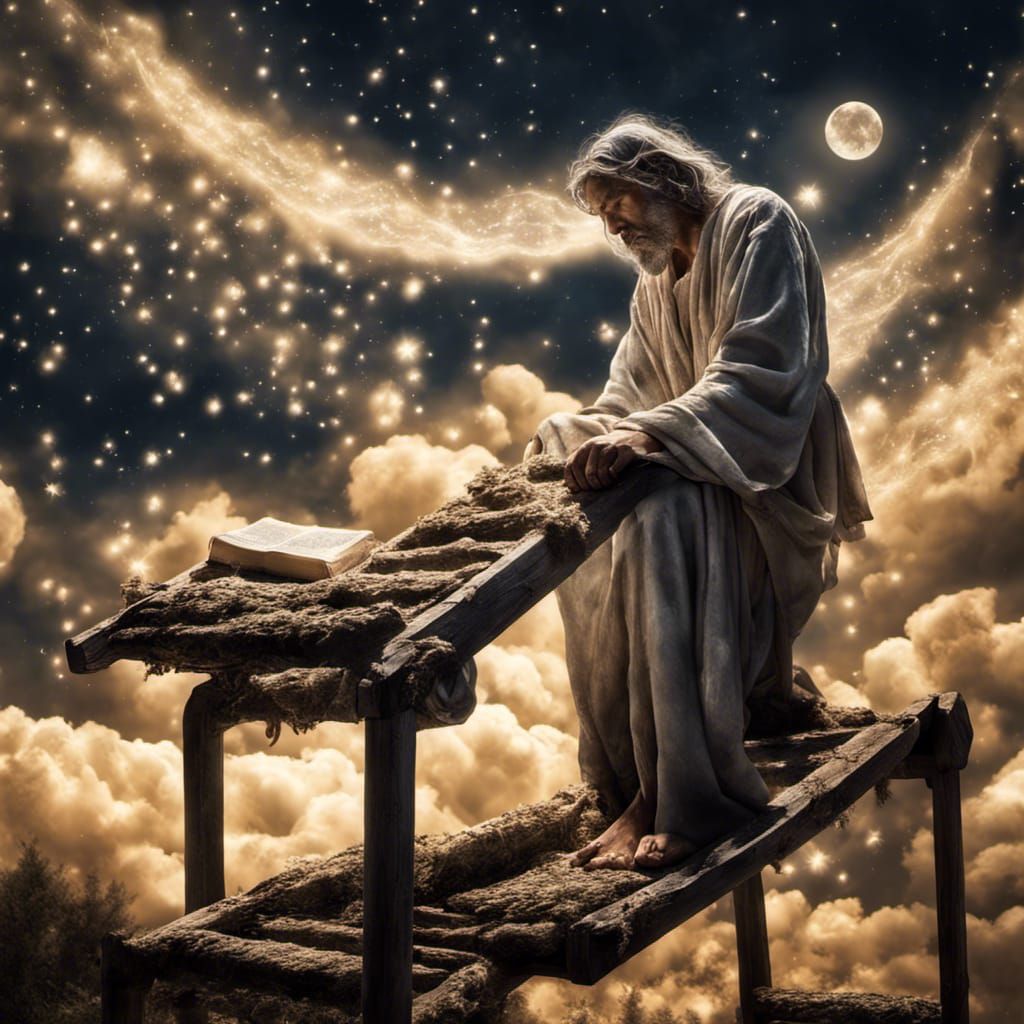 Jacob's Ladder: Angels Ascending to Heaven