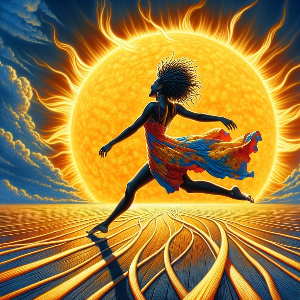 Woman Walks on Sunshine: A Joyful Journey