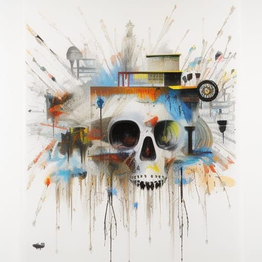Surreal Dream Hat in Contemporary Art Style