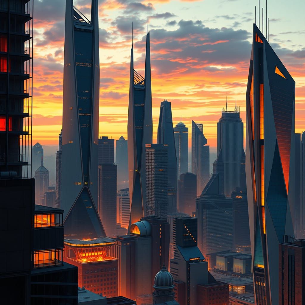 Surrendering to the Future: Futuristic Metropolis in Full Re...