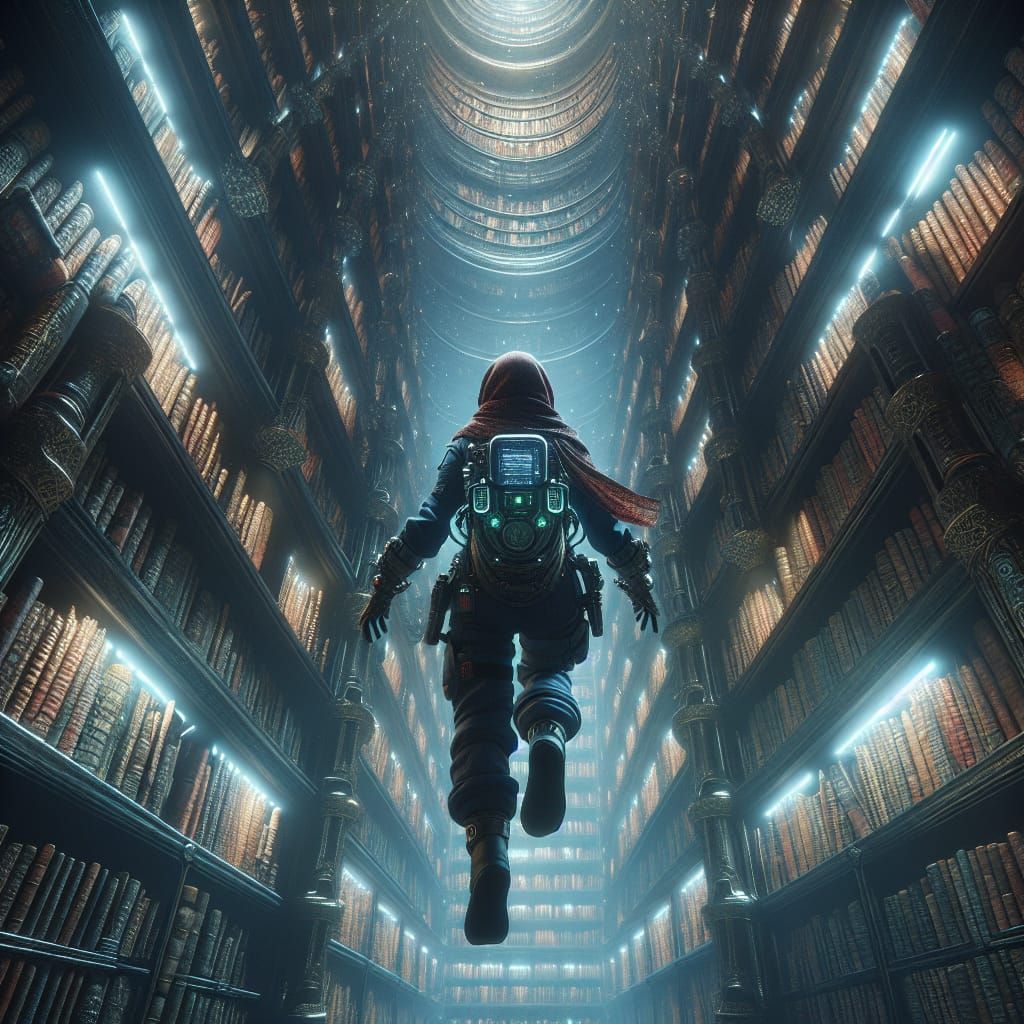 Astronaut Explores Ancient Alien Library in Stunning Science...