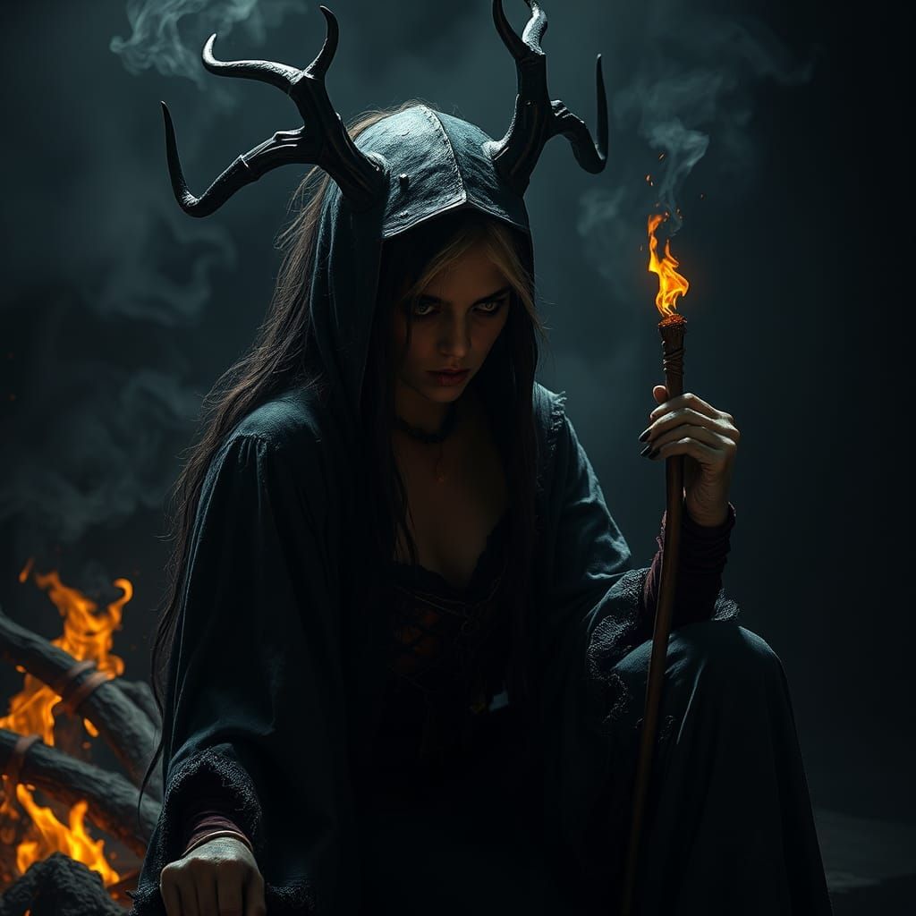 Dark Cinderella in Biomechanical Nightmare