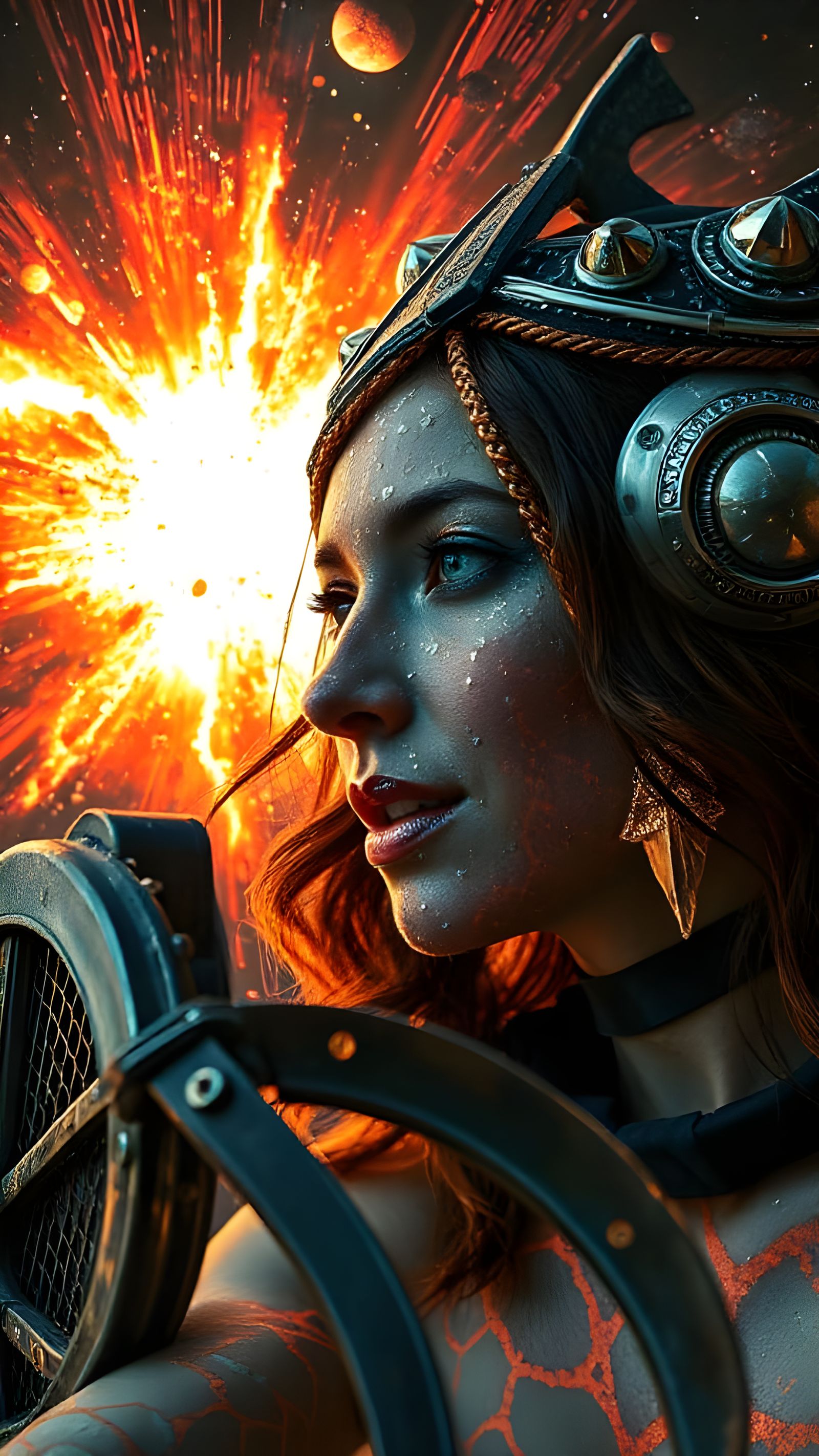 Nymph Queen's Synthetic Skin Reflects Supernova