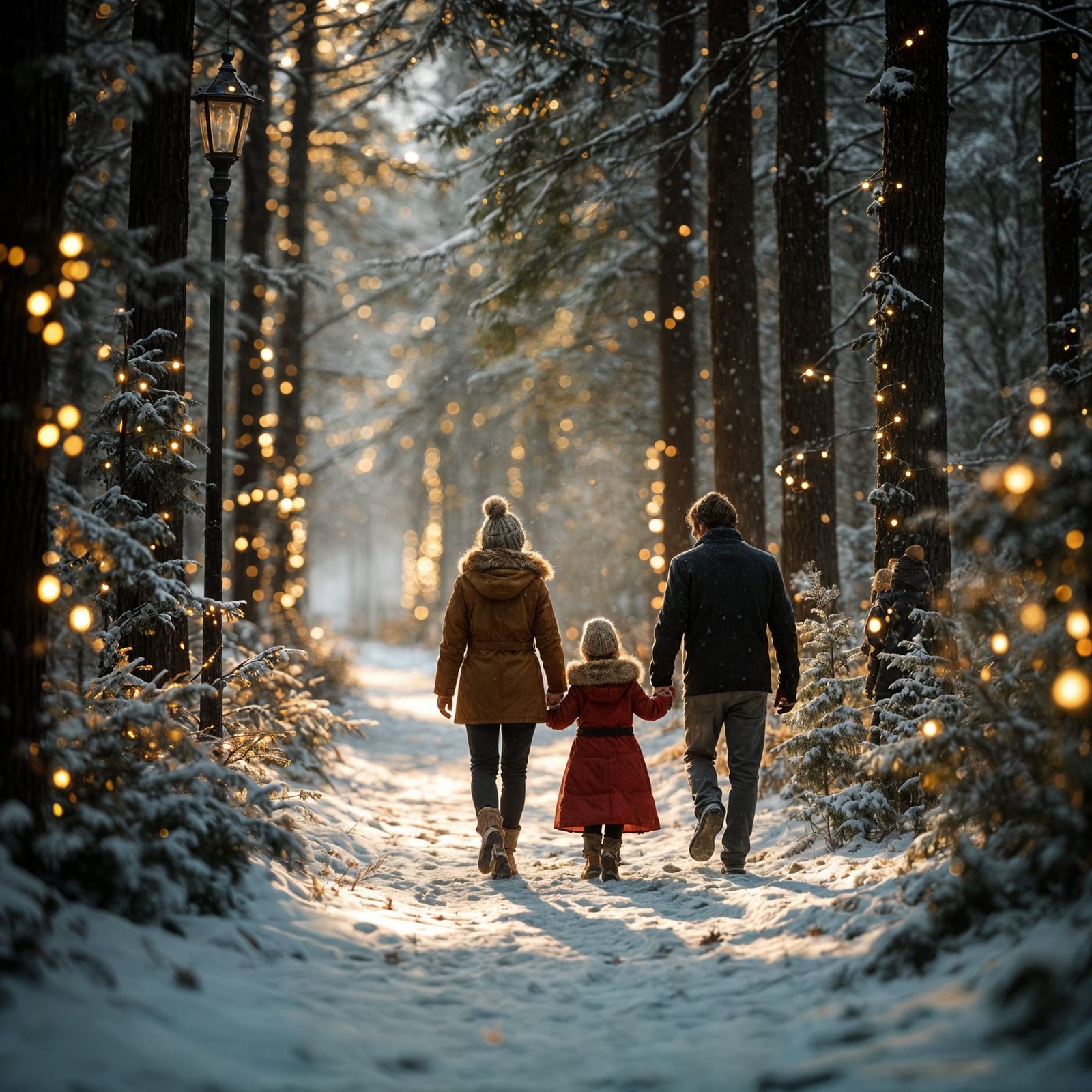 Magical Winter Walk at Golden Hour