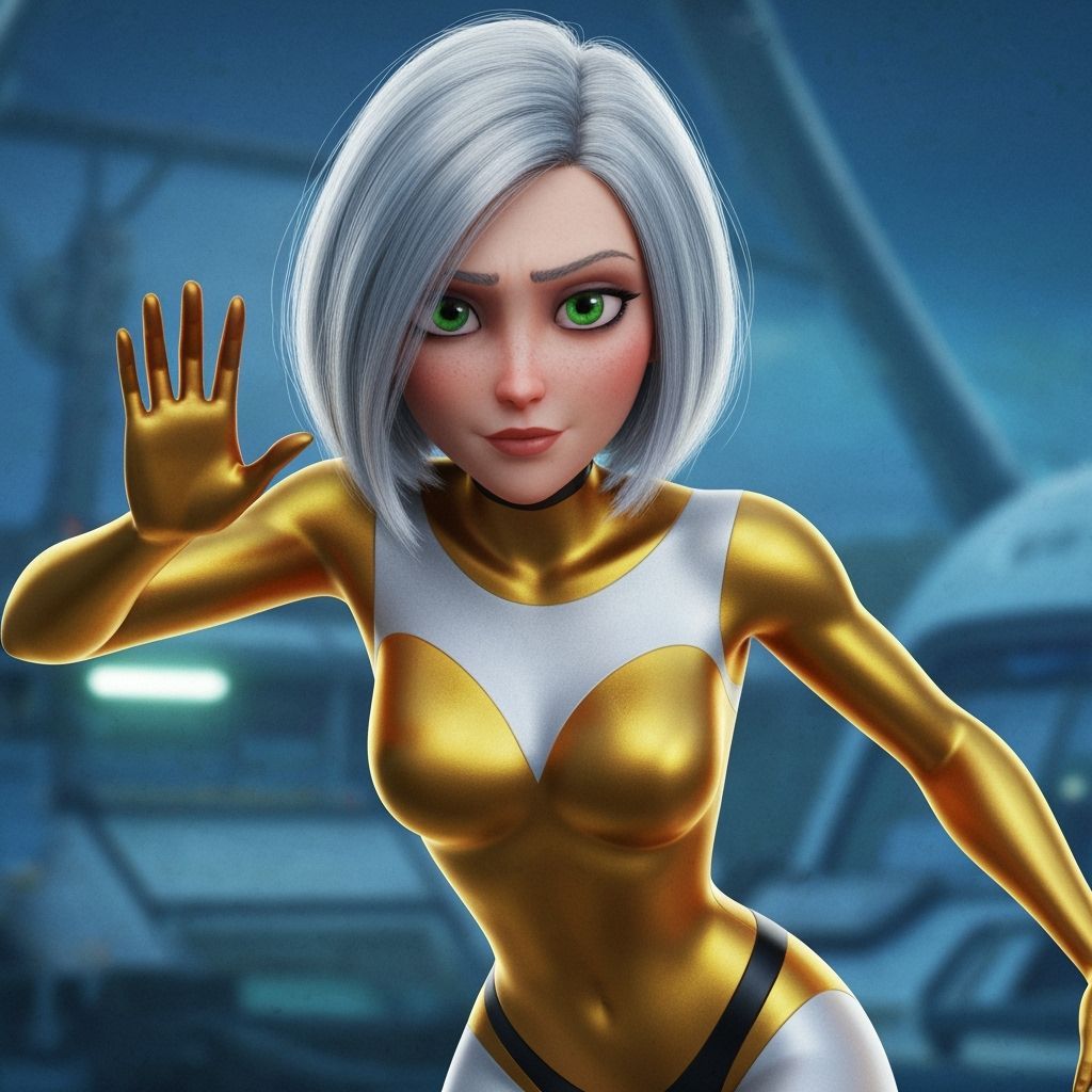 Mirage as Badass Superheroine Saving Gamma Jack