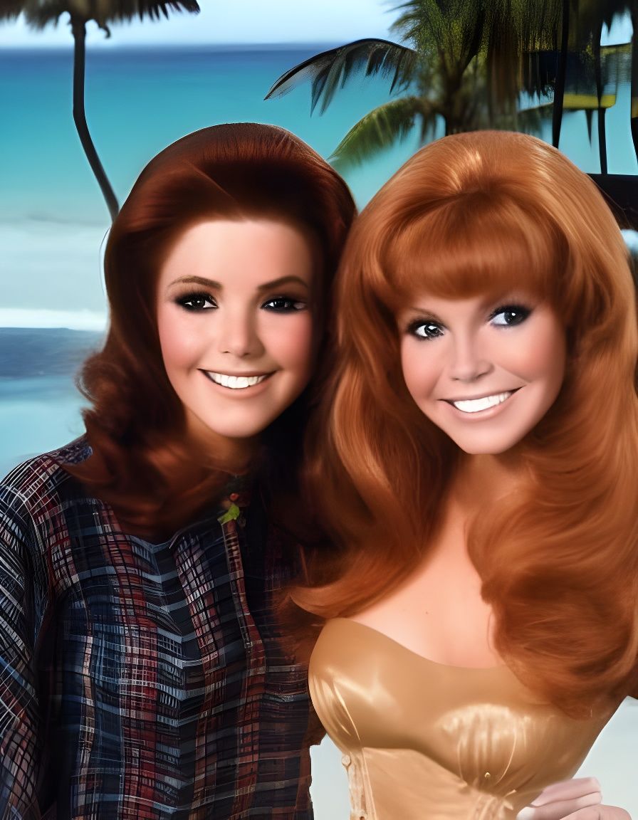 Ginger and Mary Ann from Gilligan's Island