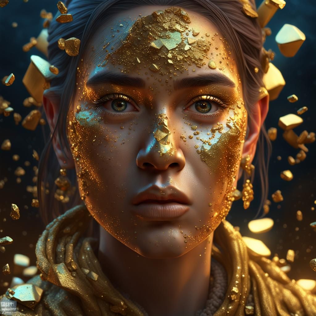 Beautiful golden queen