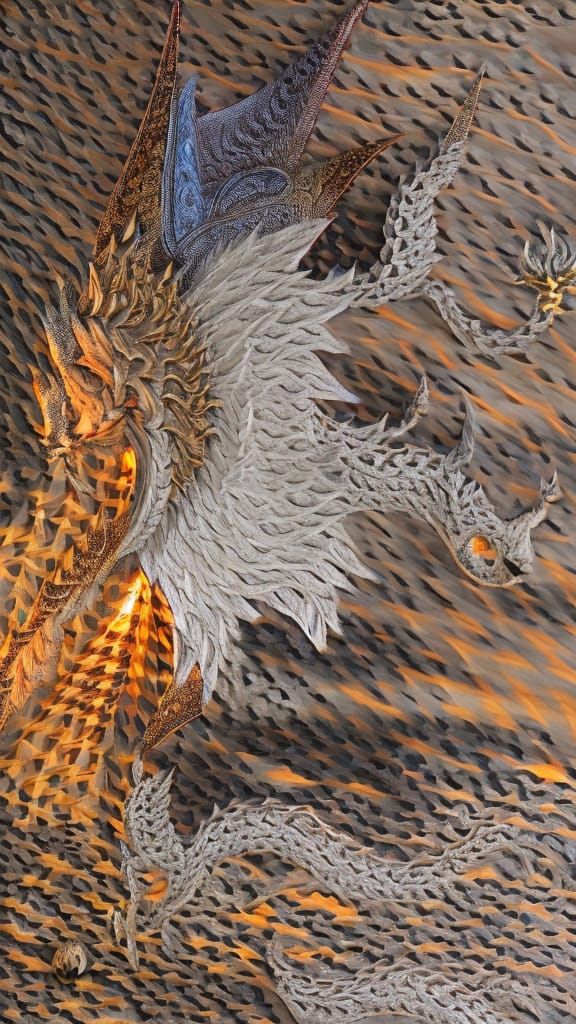 Mythological Chimera: Hyperrealistic Composite Beast