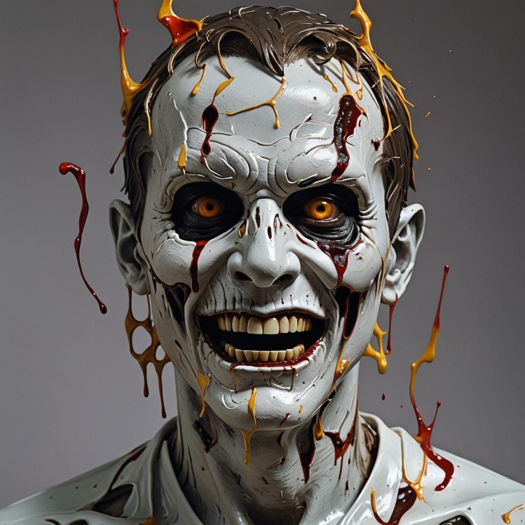 Freddy Krueger as Ghostface: Hyperrealistic Concept Art