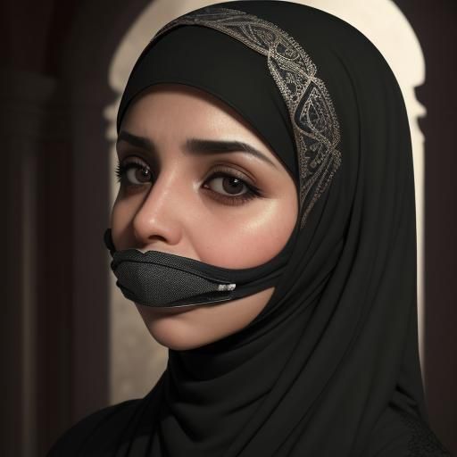 Beautifully Shot Portrait of a Hijabi Damsel