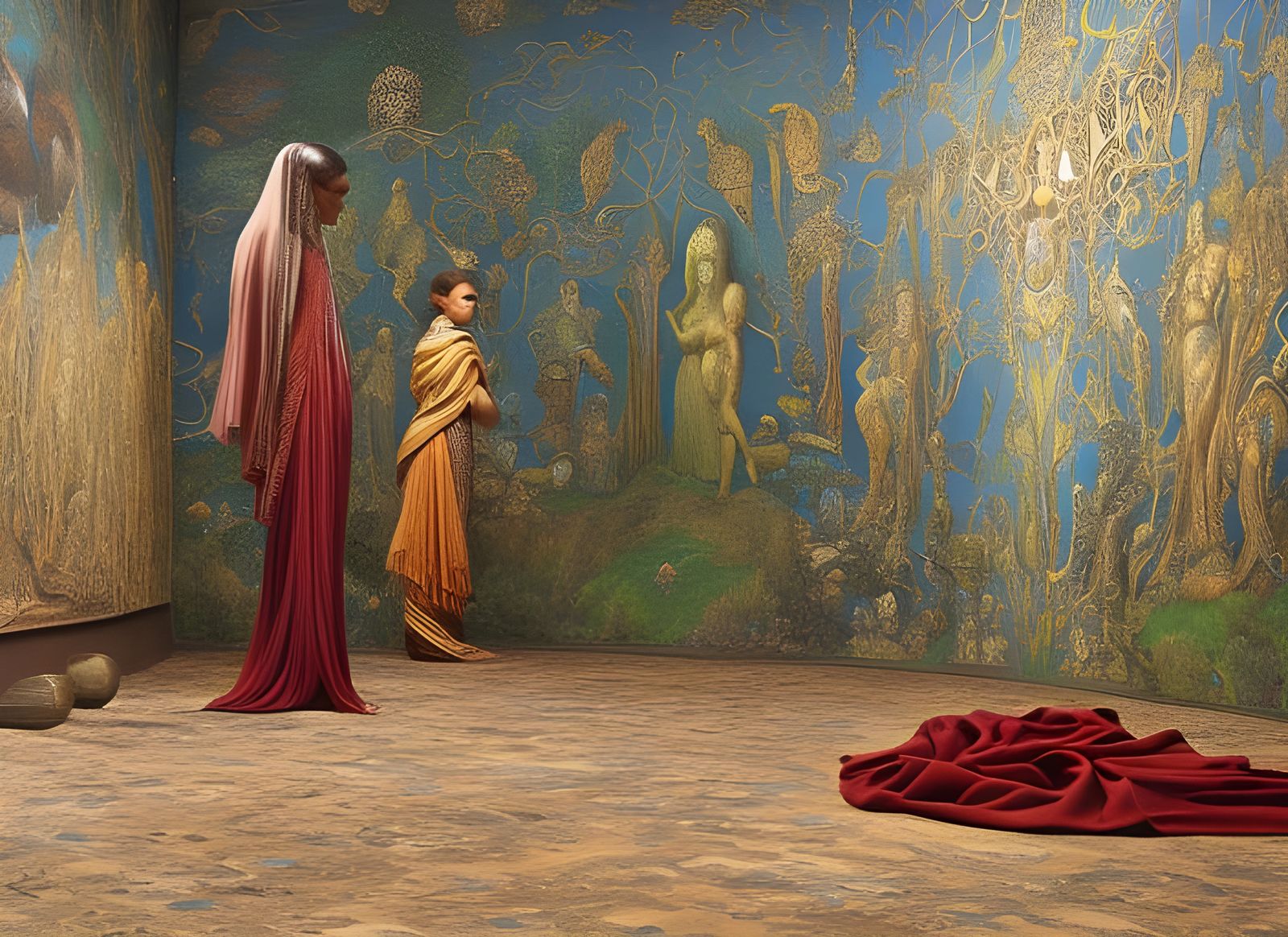 Pictorial History of Bipedal Beings in Hyperreal Style