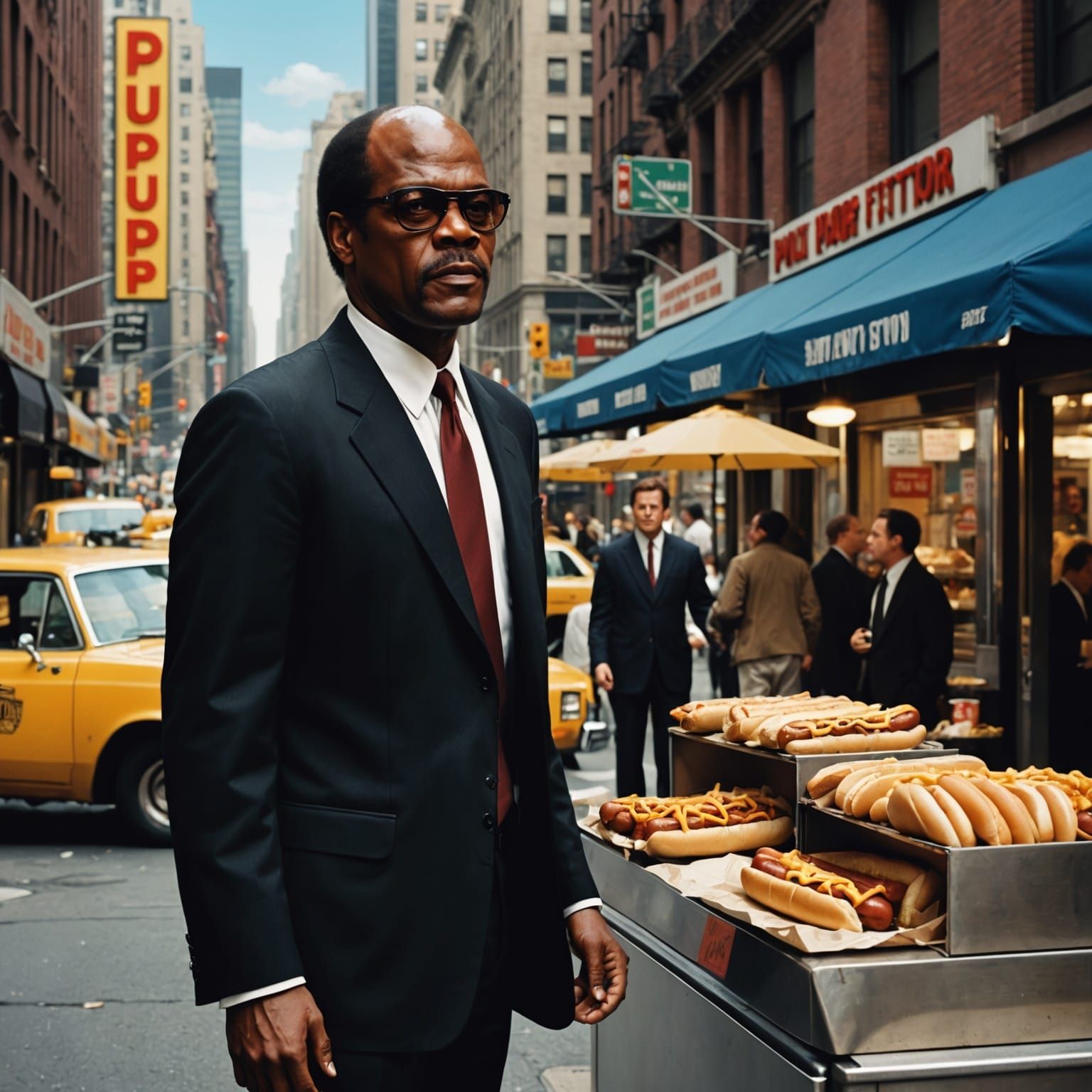 Hot Dog Vendor Parody in New York City