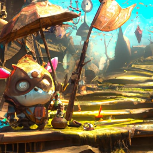 High Noon Teemo Detailed Matte Painting